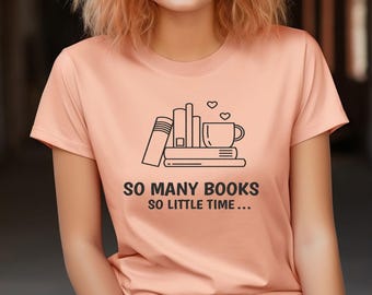 Many Books Shirt, Book Lover Shirt, Librarian Shirt, Reading Sweatshirt, Bookworm Shirt, Gift For Librarian Shirt, Book Shirt, Read Shirt