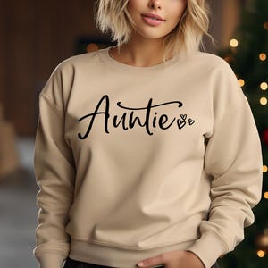 Auntie Sweatshirt, Gift For Aunt, Favorite Aunt, BAE Best Aunt Ever Shirt, Cool Auntie Sweatshirt, New Auntie Shirt,Birthday Gift For Auntie
