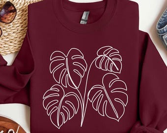 Monstera Sweatshirt, Plant Lady Shirt, Plant Mama Crewneck, Plant Mama Gift, Plant Mom Shirt, Plant Shirt, Plant Lover Shirt, Plant Lady