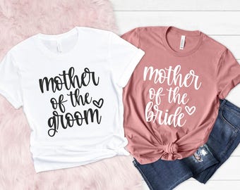Mother of the Bride Shirt, Bridal Party Shirts, Bride Shirt, Bridesmaid Shirts, Bachelorette Party Shirts, Mother of the Groom, Bride Gift