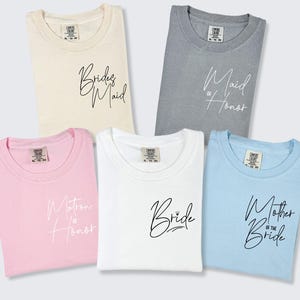 Comfort Colors® Family Matching Bachelorette Party Shirt, Mother Of The Bride, Mother Of The Groom, Bridesmaid Tee,Sister Of The Bride Shirt