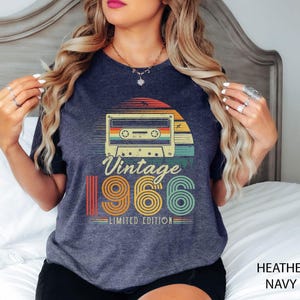 Vintage 1966 Shirt, Birthday Gift For Men, Birthday Best Friend, Sixties Shirt, Birthday Gift, Born in 1966, 1966 Birthday Sweatshirt