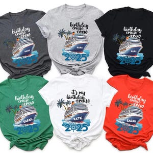 It&#39;s My Birthday Cruise Shirt,Birthday Cruise Crew Shirts,Birthday Cruise 2025,Bday Cruise Party Shirts,Womens Birthday,Family Cruise Bday