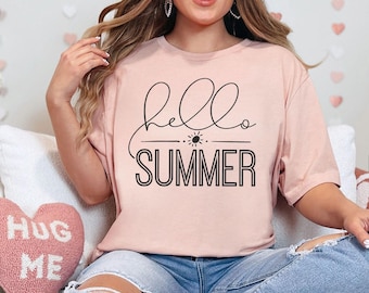 Hello Summer Shirt, Vacation Shirt, Beach Shirt, Family Vacation, Summer Lover Shirt, Gift For Summer Lover, Summer Season Shirt, Trip Tee