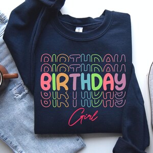 Birthday Girl Sweatshirt, Girls Birthday Party Shirt, Birthday Girl Shirt, Birthday Party Girl Shirt, Birthday Shirt,Kids Birthday Party Tee