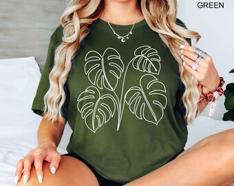 Monstera Shirt, Plant Lady Shirt, Plant Mama Crewneck, Plant Mama Gift, Plant Mom Shirt, Plant Shirt, Plant Lover Shirt, Plant Lady T-shirt