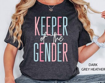 Keeper of the Gender Shirt , Gender Reveal Party Shirts, Team Boy Team Girl, Baby Announcement Shirts, Gender Reveal Idea Family reveal