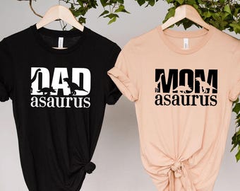MOMasaurus Shirt, DADasaurus Shirt, Mom and Dad Dinosaur Shirts, Dinosaur Shirts, Dino Birthday, Dinosaur Parents, Mom and Dad Dino Shirts