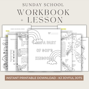 1 Corinthians 12 Sunday School Lesson Plan I am a part of God&#39;s Kingdom Christian Kids Activities Digital Download Biblical Teachings Study