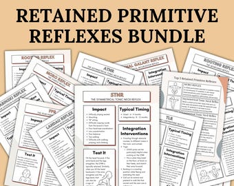 Retained Primitive Reflexes Guide: Pediatric OT Integration Handouts (PDF Download)