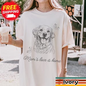 Chemise pour maman Golden Retriever – T-shirt mignon pour amoureux des chiens pour femme, idée cadeau Golden Retriever, t-shirt graphique pour maman d&#39;animal de compagnie