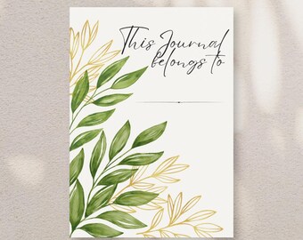 Printable Gratitude Journal