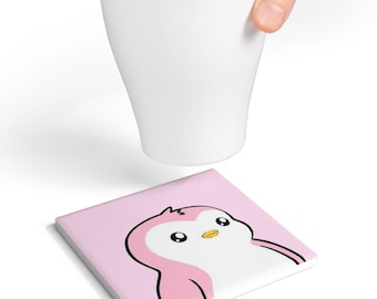 Posavasos de cerámica Polly / Inspirado en Polly con temática abstracta