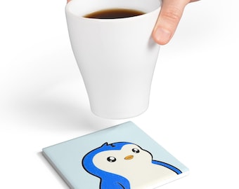 Posavasos de cerámica PENGU / Diseño inspirado en pingüinos regordetes