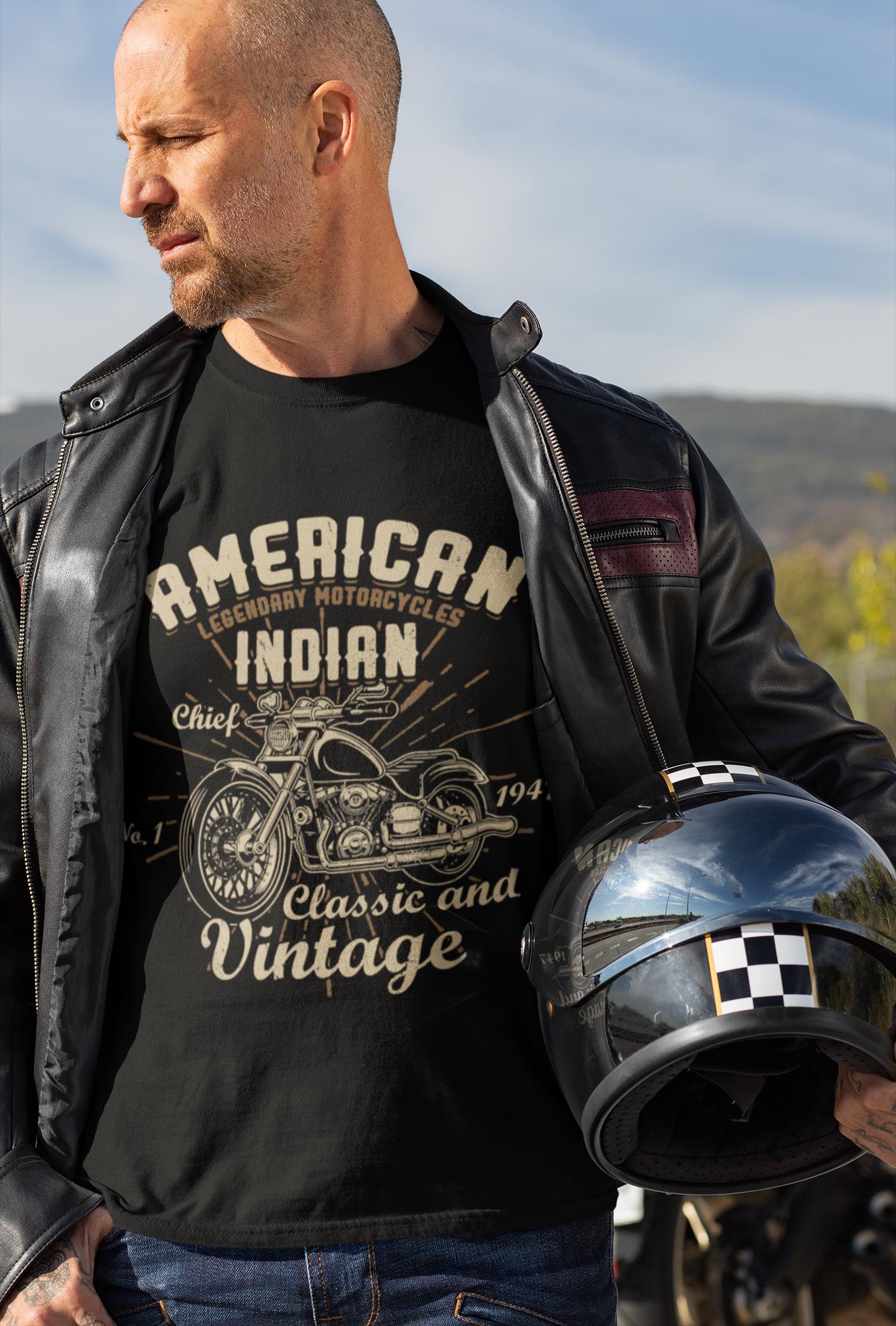 Maglietta A Maniche Lunghe Da Moto Racing Biker Teschio Uomo Maglietta A Maniche Lunghe Da Moto Racing Biker Teschio Uomo