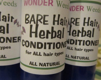 All Natural Herbal Hair Conditioner - Bare Hair - 4oz