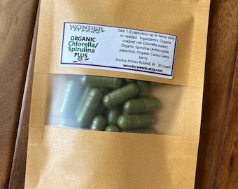 Clorella orgánica, Espirulina orgánica, Camu Camu orgánico