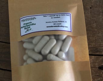 Organic Ashwagandha Capsules