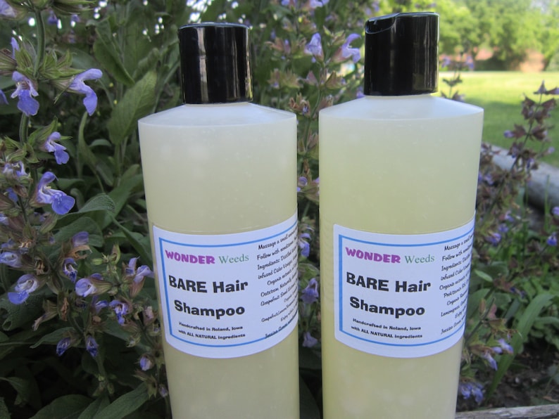 16oz, ALL Natural Handcrafted Shampoo, NO Synthetic/Artificial Ingredients, Works Awesome, Best Seller, Customer favorite image 1