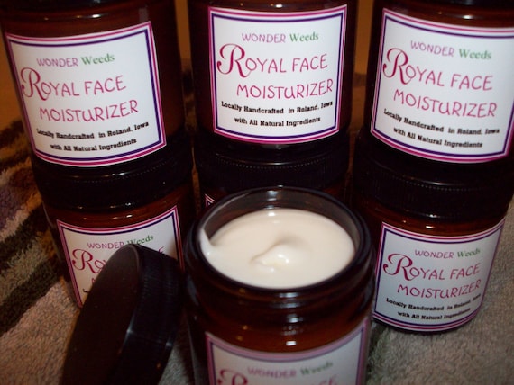 Royal Face Moisturizer: All Natural, Sensitive Skin Cream (1oz)