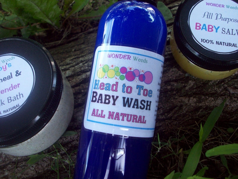 ALL NATURAL Head to Toe Baby Shampoo/baby Wash Extremely Etsy