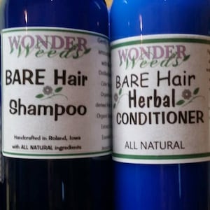 4oz Set, TRULY All Natural Herbal Shampoo & Conditioner, Customer Favorites, best seller
