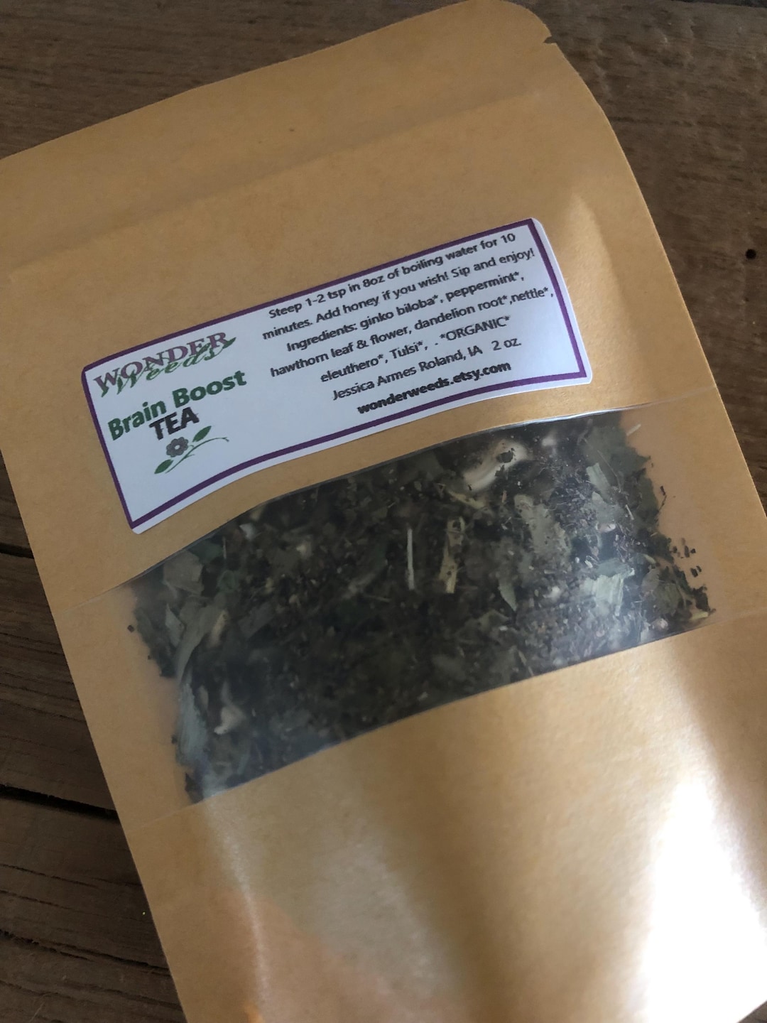 Brain Boost Tea, Organic Tea - Etsy