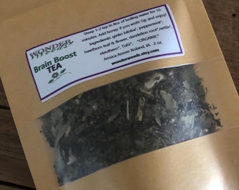 Brain Boost Tea, Organic tea