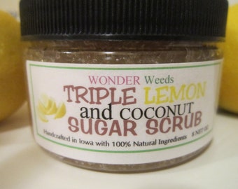 ORGANIC, ALL Natural Gourmet Sugar Scrub, Choose Your Scent