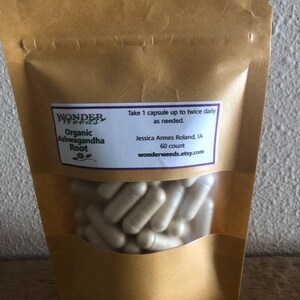 Organic Ashwagandha Capsules image 2