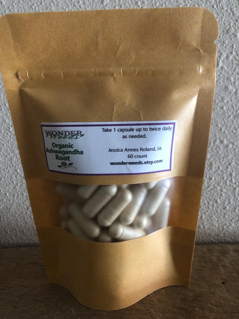 Organic Ashwagandha Capsules image 2