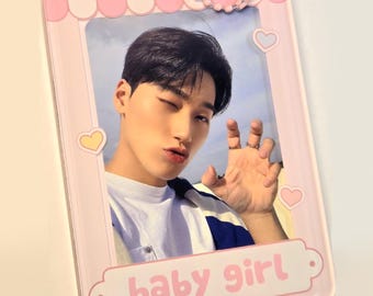 Baby Girl K-Pop Acrylic Photocard Holder