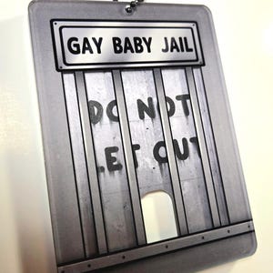Porta-cartões de acrílico Gay Baby Jail K-Pop