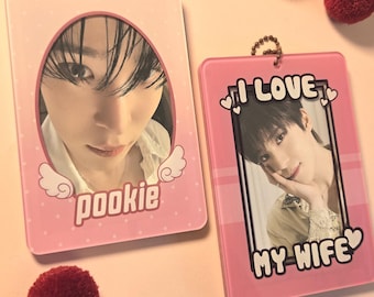 Pookie + I Love My Wife Acrylic K-pop Photocard Holder - Etsy