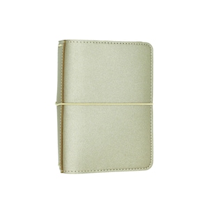A6 Travelers Notebook - Fire & Ice - Light Gold  A6 TN  - Vegan Leather Planner for A6 Stalogy, Hobonichi and A6 Journals | Mumsy and Bub