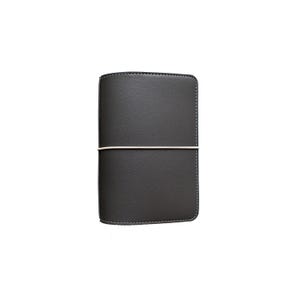 A6 Travelers Notebook - Slate - Dark Gray  A6 TN  - Vegan Leather Planner for A6 Stalogy & Hobonichi and A6 Journals | Mumsy and Bub