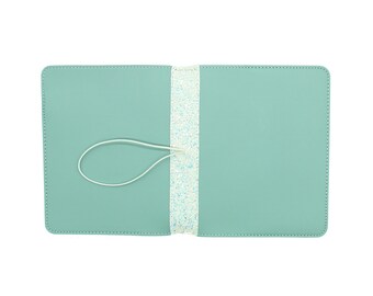 Perfect Fit B6 Travelers Notebook - Sorbet Candy Light Blue PU Leather Cover