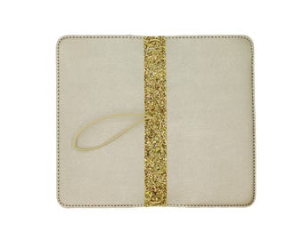 Hobonichi Weeks Candy Cover – Fire & Ice | Vegan Leather Planner Wallet with Glitter Spine | Weeks Size TN Journal | Mumsy and Bub