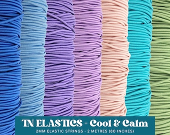 Cordino elastico da 2 mm: cordini di ricambio per taccuino da viaggio (1,5 metri)