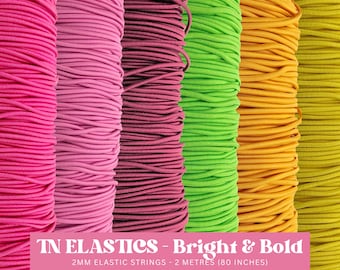 Cordino elastico luminoso: elastici di ricambio TN da 2 mm per diari