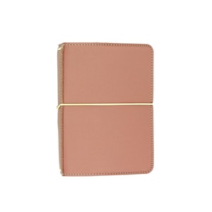 A6 Travelers Notebook - Duchess - Mauve  A6 TN  - Vegan Leather Planner for A6 Stalogy & Hobonichi and A6 Journals | Mumsy and Bub