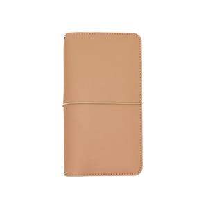 Hobonichi Weeks Cover – Love Note | Light Pink Vegan Leather TN Planner Wallet | Weeks Size Cover | Mumsy and Bub