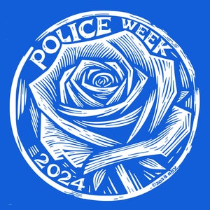 Salute the Heroes : T-shirt hommage 2024 de la Semaine nationale de la police Honorez les personnes décédées Fine ligne bleue image 1