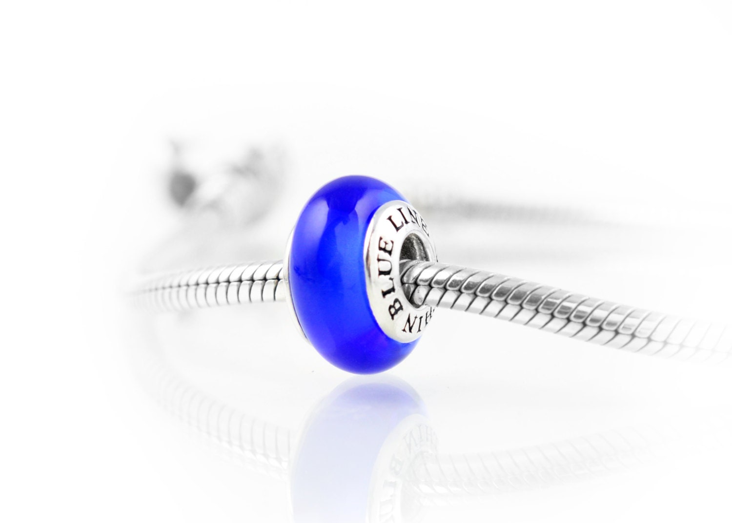 Blue Line Pandora Etsy