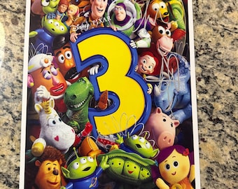 Toy Story 3 Hand Signed Poster 11x17 – Tim Allen, Tom Hanks & Joan Cusack - Authenticated w/COA Pixar Rare Collectible - Free Shipping