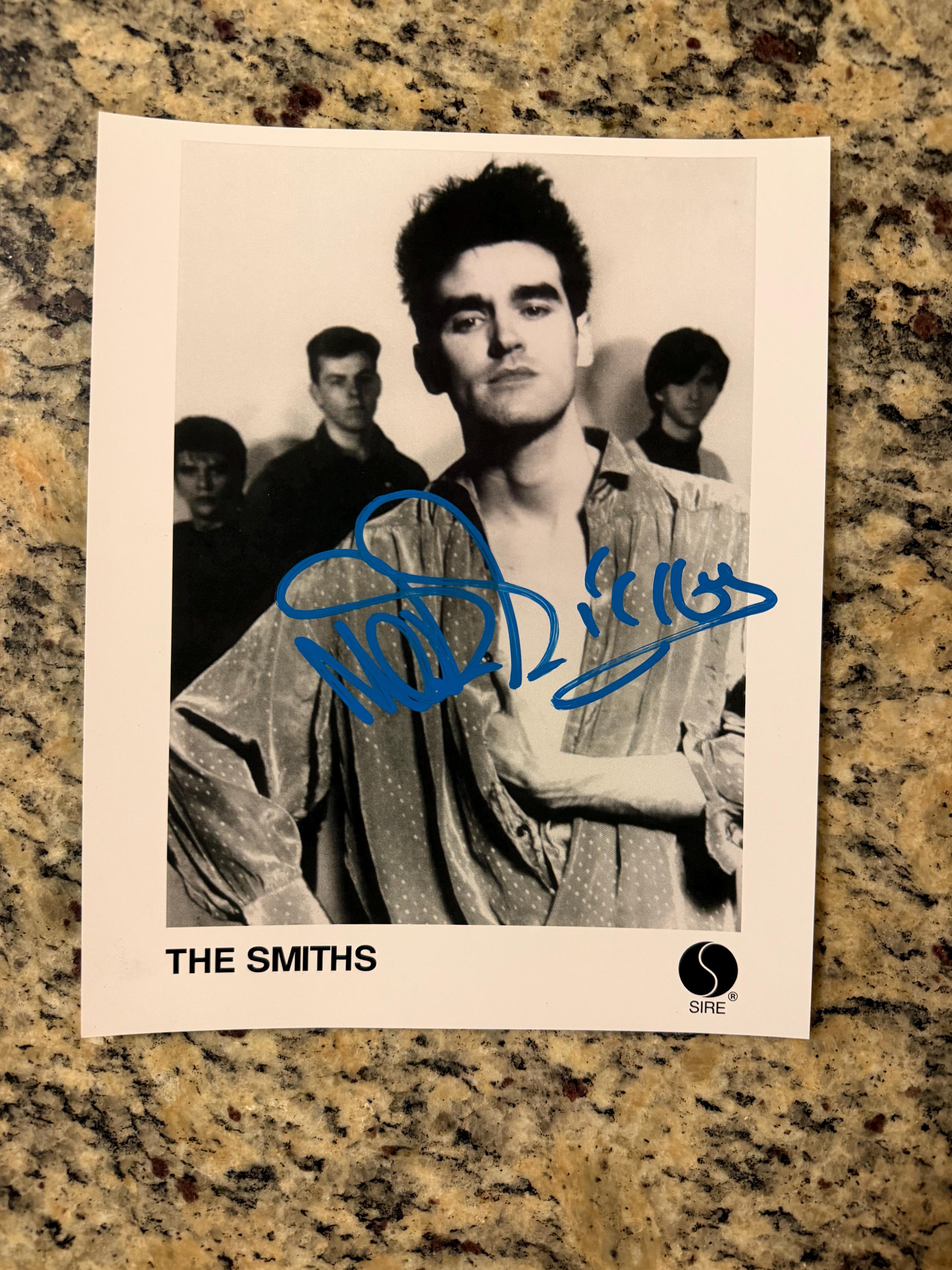 The Smiths Signed Morrissey - Etsy