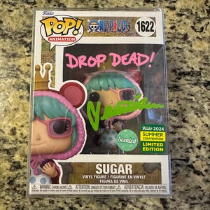 Pop Funko #1622 One Piece Sugar - Scented SDCC 2024 Exclusive - Hand Signed & Authenticated w/ COA - Free Shipping