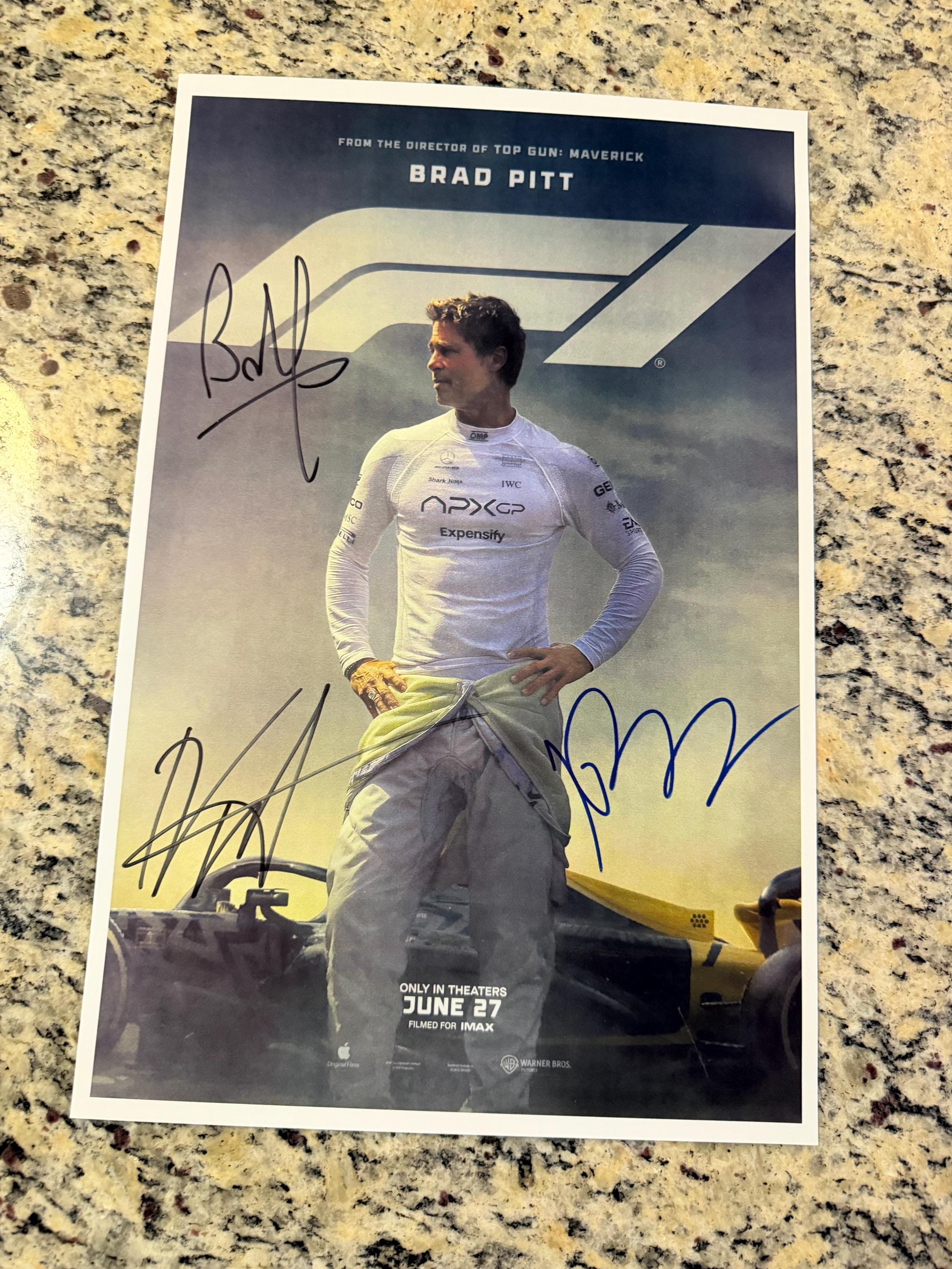 ブラッド・ピット 直筆サイン ハリウッドスター Brad pitt autograph - Etsy 日本