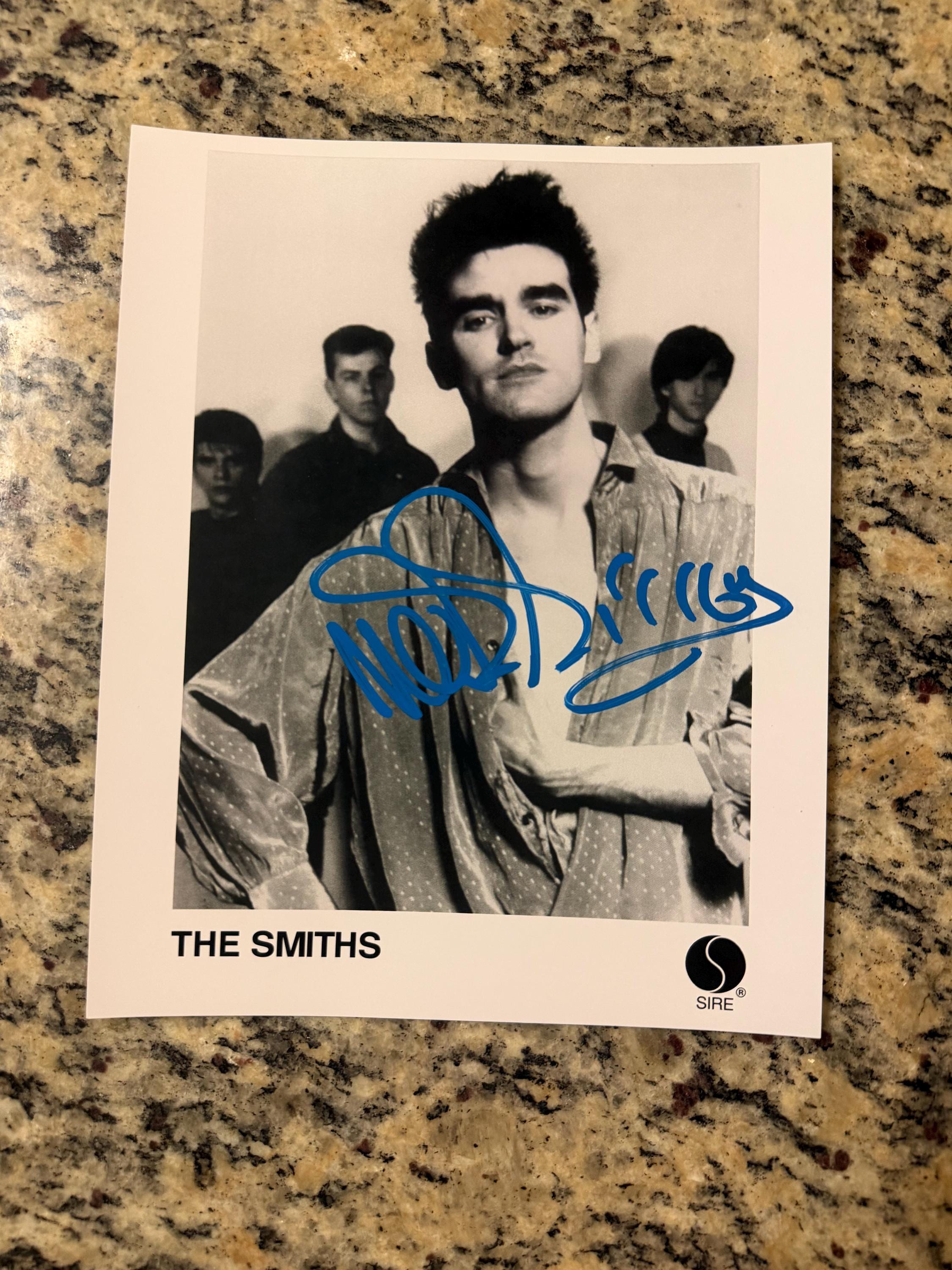 Signed Morrissey - Etsy