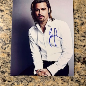 Brad pitt autograph - Etsy 日本